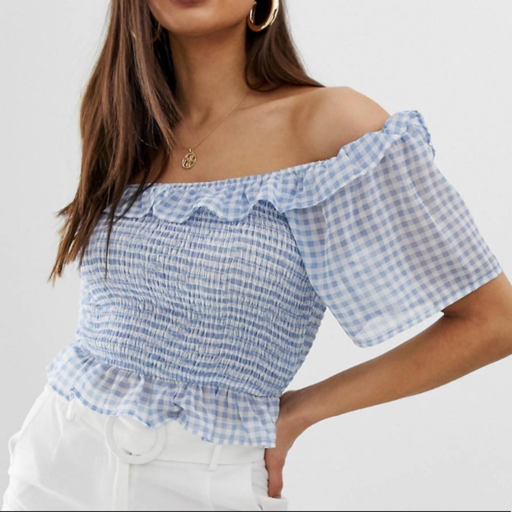 Ruched crop top